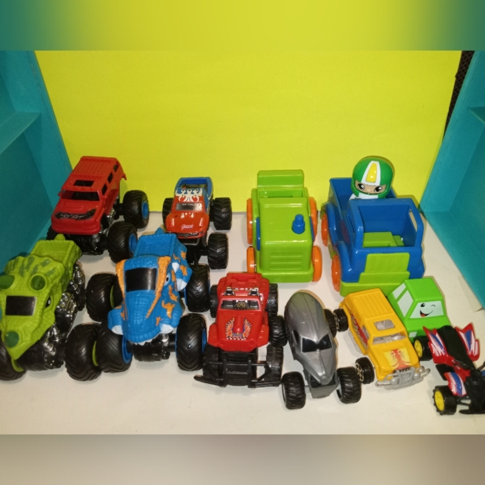 Mega toy bundle monster trucks kids boy cars